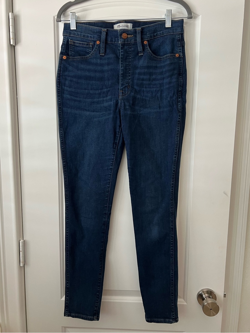 Madewell 10" High Rise Skinny Jeans Dark Wash R
